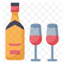 Vinho Alcool Bebida Ícone