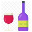 Vinho Alcool Uvas Ícone