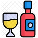 Bebida Alcool Vidro Ícone