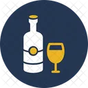 Vinho Garrafa Copo Icon