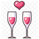 Amor Vinho Celebracao Ícone