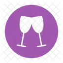 Vinho Alcool Copos Icon