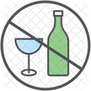 Vinho Proibicao Sinal Ícone