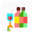 Vinho Alcool Copo Ícone