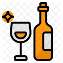 Vino Alcohol Celebrar Icono