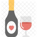 Vino Champan Alcohol Icon