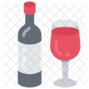 Vino Bebida Cena Icon