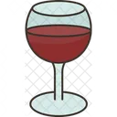 Vino Vidrio Alcohol Icono