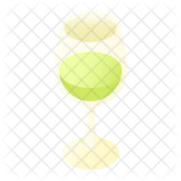 Vino blanco  Icono