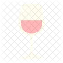 Vino rosado  Icono