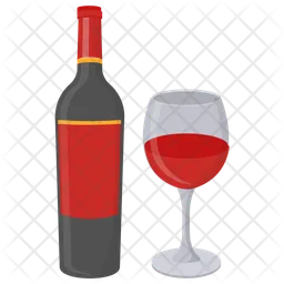 Vino tinto  Icono