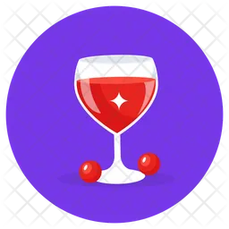 Vino tinto  Icono