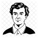 Vintage Character Man Person Icon