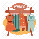 Vintage Clothing Fashion Outfits Icon