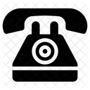 Festnetz Vintage Telefon Alte Kommunikation Symbol