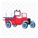 Vintage Firefighter Firefighter Vehicle Emergency Vehicle Icon