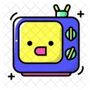 Tv Happy Face Icon