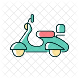 Vintage moped  Icon