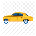 Vintage Sedan Old Sedan Classic Car Icon