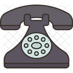 Vintage Telefon  Symbol