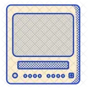 Vintage Tv Dvd Player Video Player Icon