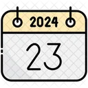 Vinte E Tres Calendario 2024 Icon