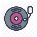 Vinyl Disk Disco Icon