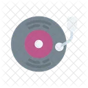 Vinyl Disk Disco Icon