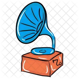 Vinyl Gramophone  Icon