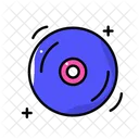 Record Blue Background Icon