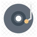 Vinyl Schallplatte Kompakt Symbol