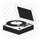 Vinyl Player Retro Record Player Listening Audiophile Icon