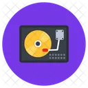Turntable Music Player Audio Turntable Icon