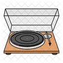 Vinyl Player Turntable Music Player Icon