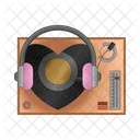 Vinyl Record Player Turntable Music Icon
