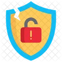 Violation De Securite Piratage Non Protege Icône
