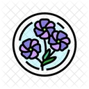Violet Cosmetic Plant Icon
