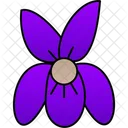 Violet Purple Blossom Icon