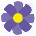 Violet Bud Flower Icon