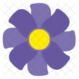 Violet flower  Icon
