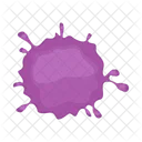 Violet splash  Icon