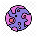 Violett Planet Farbe Symbol