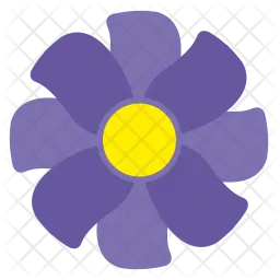 Violette Blume  Symbol