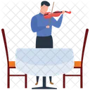 Violin Player Orchestra Musician Icon
