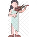 Violinist Musician Classical Icône