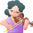 Violinista Musico Artista Icono
