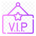 VIP Hangend Exklusiv Symbol