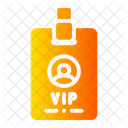 Vip Card Membership Indetity Icon