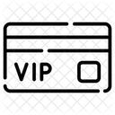 Vip Card  Symbol
