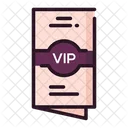 VIP Einladung VIP Pass Einladungskarte Icon